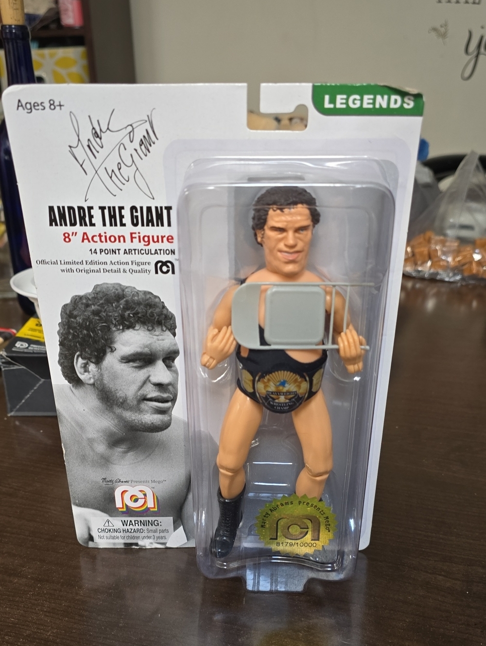 8" Action Figure - Black Trunks - Collectible